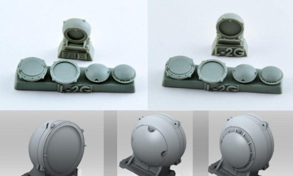 B35078 Инфра-красный прожектор Л-2Г, для  Т-10М, Т-55А, Т-62