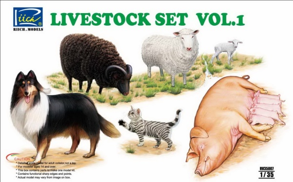 RV35007 1/35 Livestock Set Vol.1