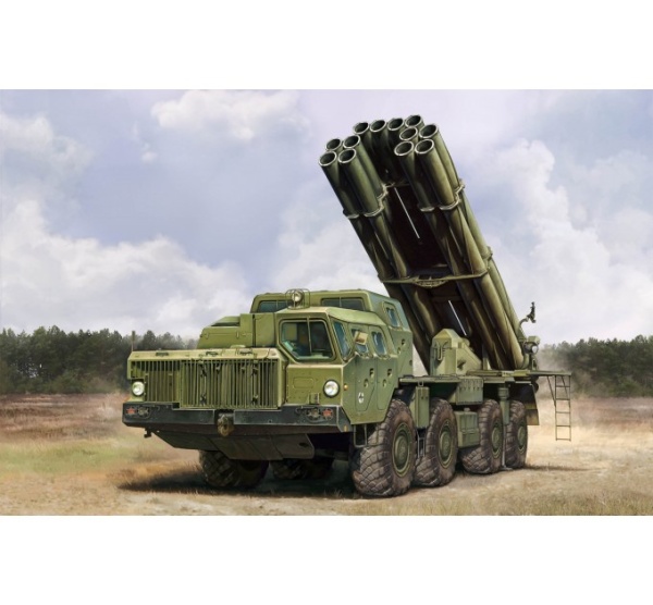 82940 Russian 9A52-2 Smerch-M multiple rocket launcher of RSZO