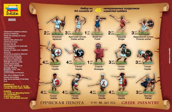 8005 Греческая пехота