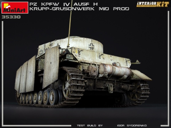 MA35330 Немецкий танк Pz.Kpfw.IV Ausf.H Krupp-Grusonwerk с интерьером. Август-сентябрь 1943 г.