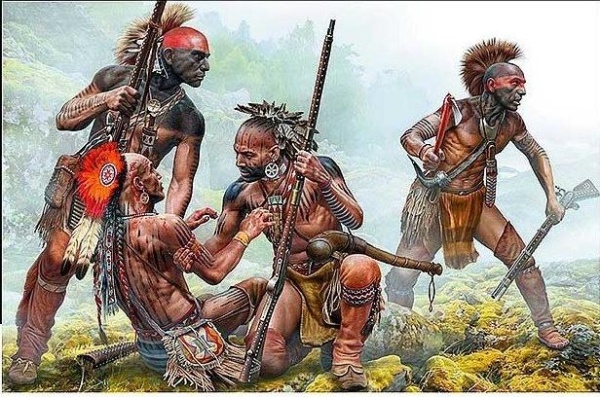 MB35209 Защитный круг". Индейские войны XVIII в. Набор №1