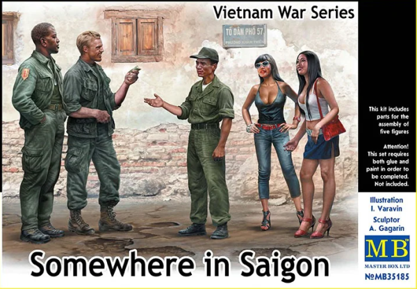 MB35185 Somewhere in Saigon, Vietnam War Series
