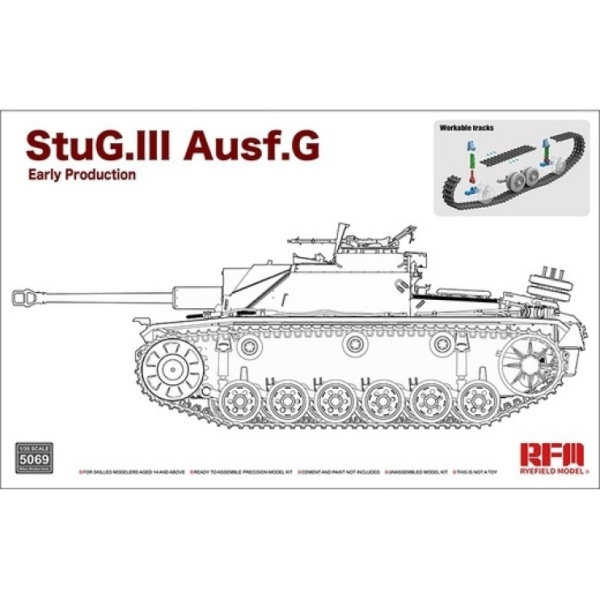 RM-5069 StuG. III Ausf. G Early Production with workable track links