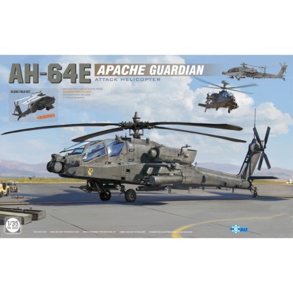 ТА2602 1/35 AH-64E APACHE GUARDIAN ATTACK HELICOPTER