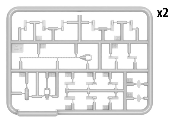 MA37045 1/35 Колейный Минный Трал KMT-7 Середнего Типа