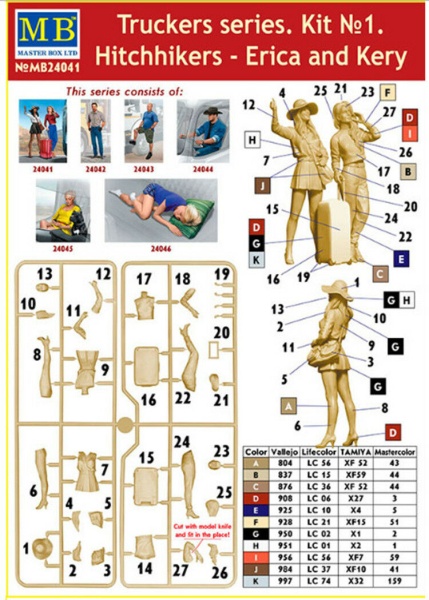 MB24041 Truckers series. Hitchhikers, Erica & Kery