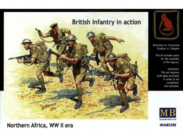 MB3580 Британская пехота. Северная Африка. 1941-43.