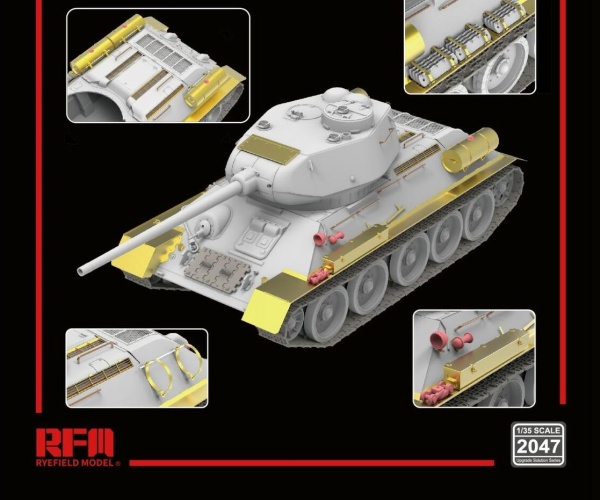 RM-2047 Upgrade set for 5079 T-34/85 No.174