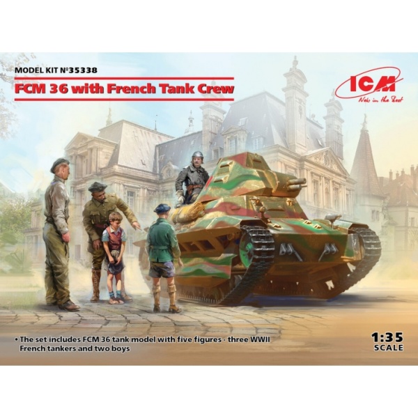 35338 FCM 36 с французским танковым экипажем 35338 FCM 36 с французским танковым экипажем