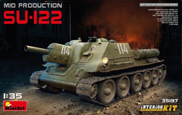 MA35197 1/35 СУ-122 с Полным Интерьером
