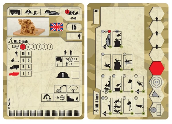 6168 Британский 3-хдюймовый миномет с расчетом 1939-42гг