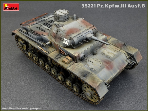 MA35221 1/35 Средний танк Pz.Kpfw.III Ausf.B с экипажем