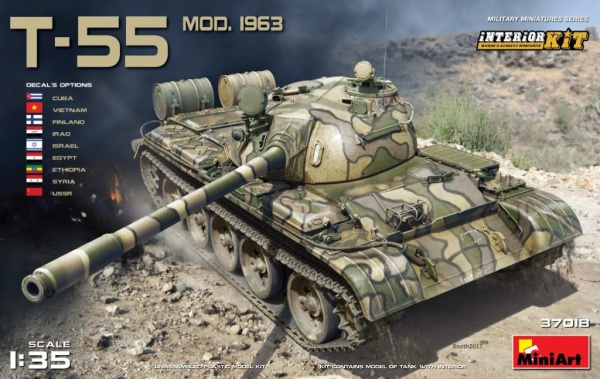 MA37018 1/35 T-55 Mod. 1963 с Интерьером