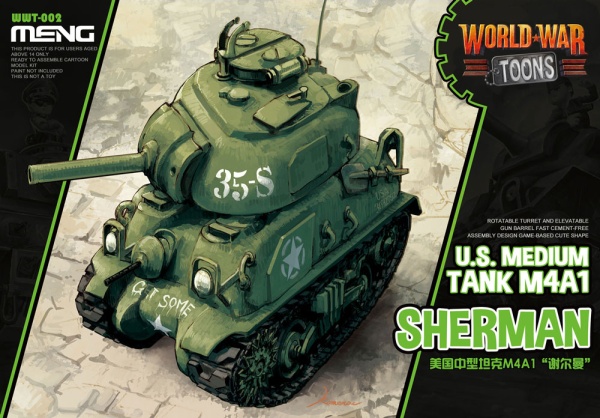 WWT-002 U.S. MEDIUM TANK M4A1 SHERMAN