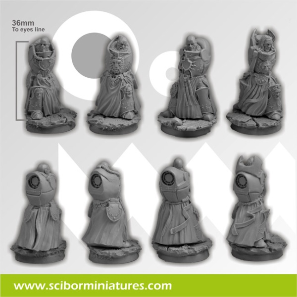 CPRO0220 28mm/32mm SF Roman Legionaries Bodies Set4 (4)