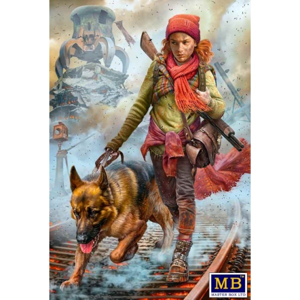 MB35215 Фигуры, «Постапокалиптика. Битва в пустыне. Клан Черепа - Дальний Рейд. Набор №3. Где я?