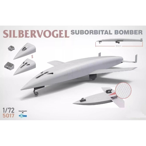 ТА5017 1/72 SILBERVOGEL SUBORBITAL BOMBER