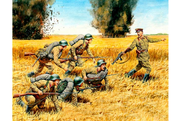 3563 Counterattack Soviet infantry, summer 1941