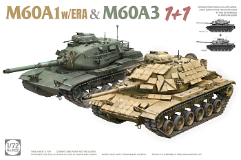 ТА5022 1/72 M60A1w/ERA & M60A3 1+1