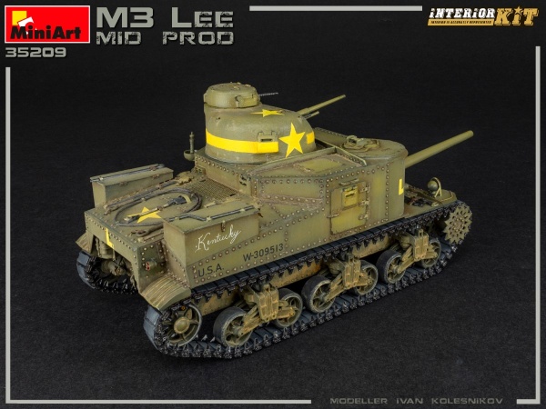 MA35209 Американский танк M3 LEE с интерьером (средняя серия)