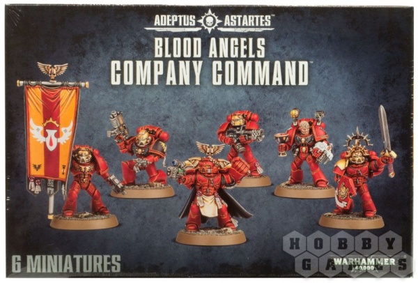 41-21 Набор "Ротное подразделение Кровавых Ангелов (BLOOD ANGELS COMPANY COMMAND)"