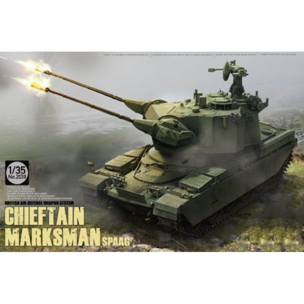 ТА2039 1/35 British Британская система ПВО "Chieftain Marksman" SPAAG