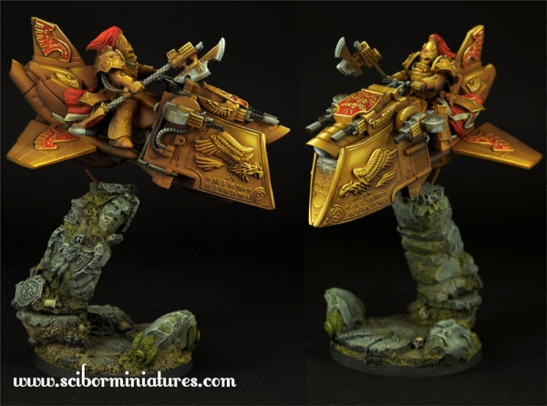 28SF0102 28mm SF Roman Legionary on Jet Bike