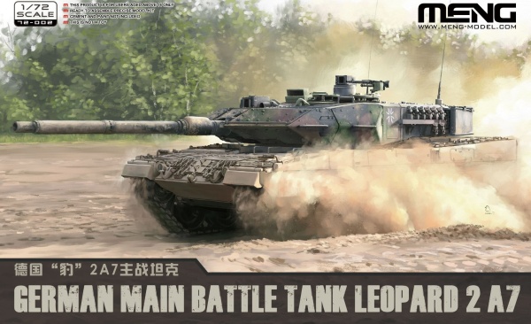 72-002 1/72 German Main Battle Tank Leopard 2 A7 72-002 1/72 German Main Battle Tank Leopard 2 A7