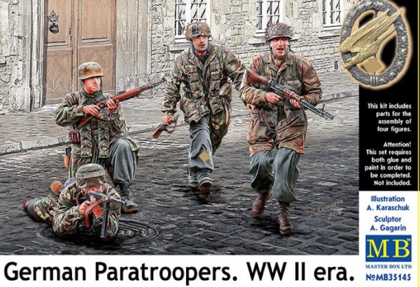 MB35145 Фигуры Немецкие десантники. Период Второй мировой войны