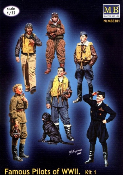 MB3201 Известные пилоты 2МВ (kit 1), фигуры
