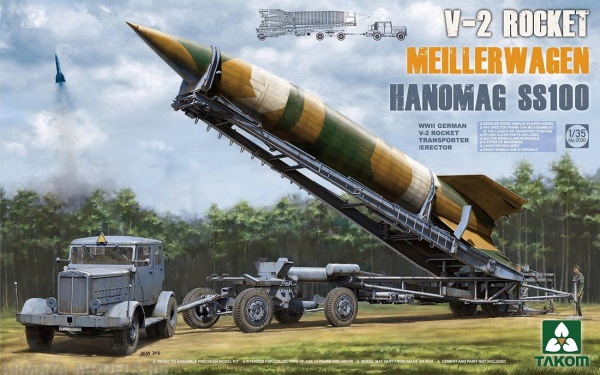 ТА2030 1/35 WWII German V-2 Rocket Transporter/Erector Meillerwagen+Hanomag SS100