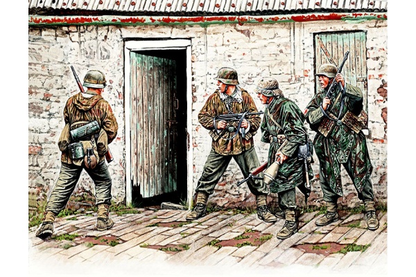 MB3584 Немецкая пехота в Западной Европе. 1944-1945гг, фигуры