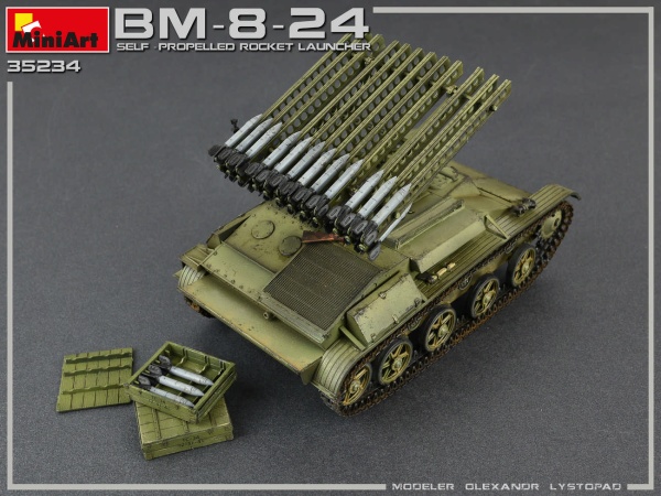 MA35234 1/35 BM-8-24 Советская самоходная ракетная установка