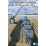 SP-7058 1/700 CHARLESTOWN NAVY YARD DRY DOCK 1 & USS DD-742 FRANK KNOX 1944