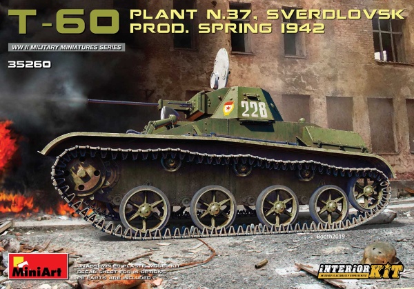 MA35260 1/35 Т-60 (Завод №37. Свердловськ) Весна 1942р. С интерьером