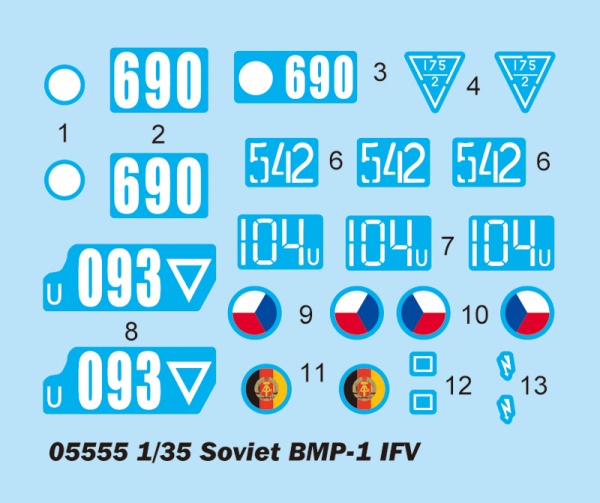Т05555 1/35 Soviet BMP-1 IFV