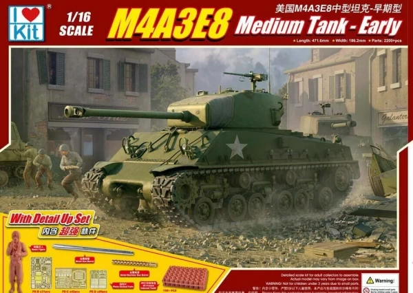 61619 M4A3E8 Medium Tank - Early