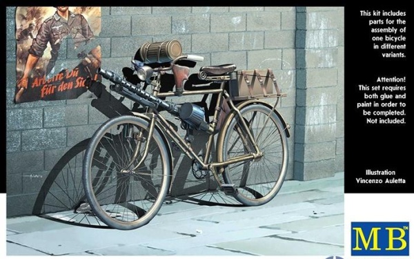 MB35165 Немецкий военный велосипед, период Второй мировой войны Master Box