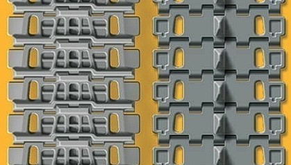 EE35105 1/35 Набор раздельных траков для танков ИС позд. серий