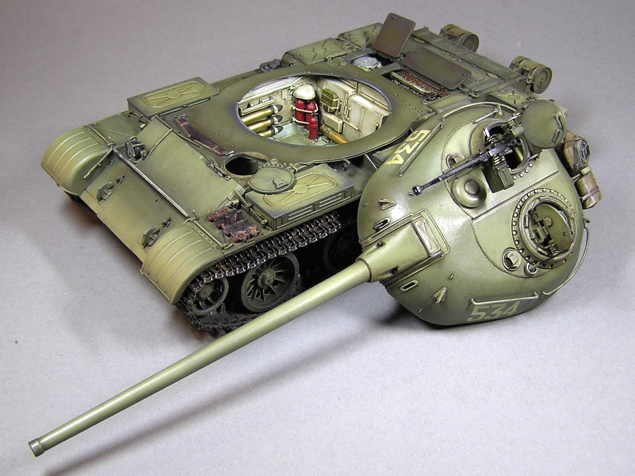 Модель танка т-54 Миниарт 1:35
