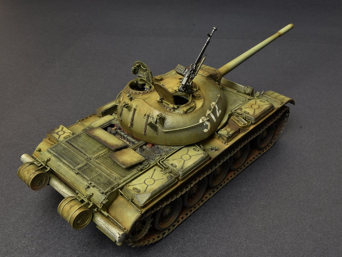 Модель танка т54 СССР