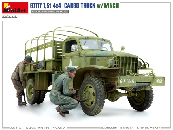 MA35389 "1,5t 4x4 G7117 Cargo Truck w/Winch"