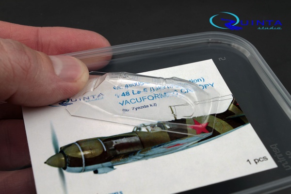 QC48005-S 1/48 Набор остекления Ла-5 (для модели Звезда), 1 шт