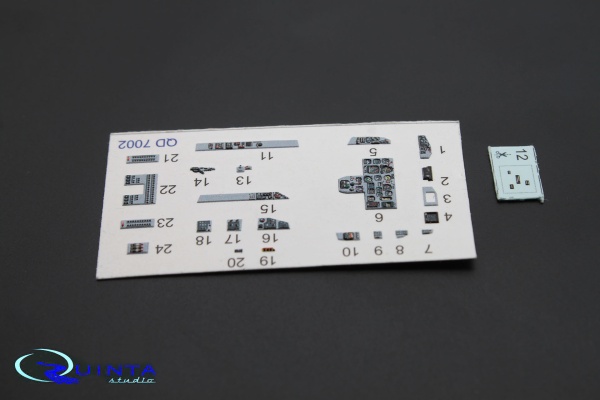 QD72002 1/72 3D Декаль интерьера кабины МиГ-29 9-13 (для модели Звезда 7278)