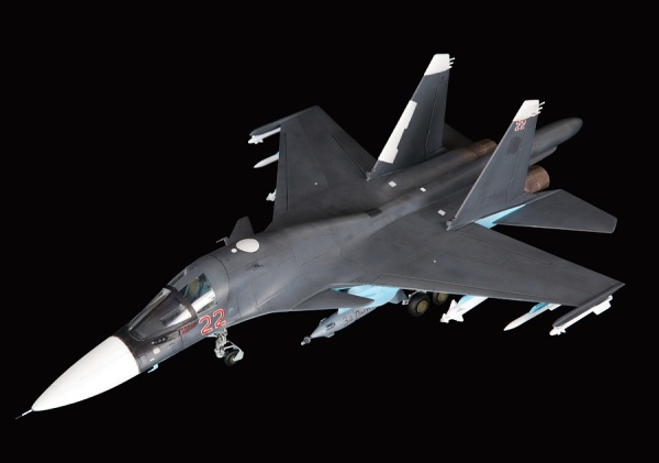 7298 Российский истребитель-бомбардировщик "Су-34"