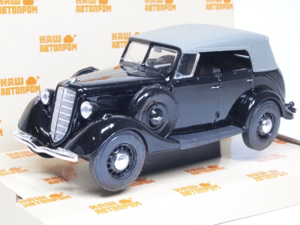 Н158 ГАЗ-М1 фаэтон с тентом