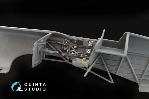 QD48002 3D Декаль интерьера кабины Як-1 (ранние серии) (для любых моделей) (перевыпуск QD48002-Pr