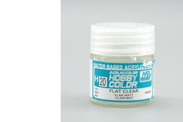 H020 Flat Clear/акриловый матовый лак (10мл) H020 Flat Clear/акриловый матовый лак (10мл)