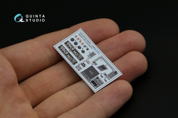 QDS-35079 1/35 3D Декаль интерьера кабины К-4386 Тайфун ВДВ (Звезда) (Малая версия)